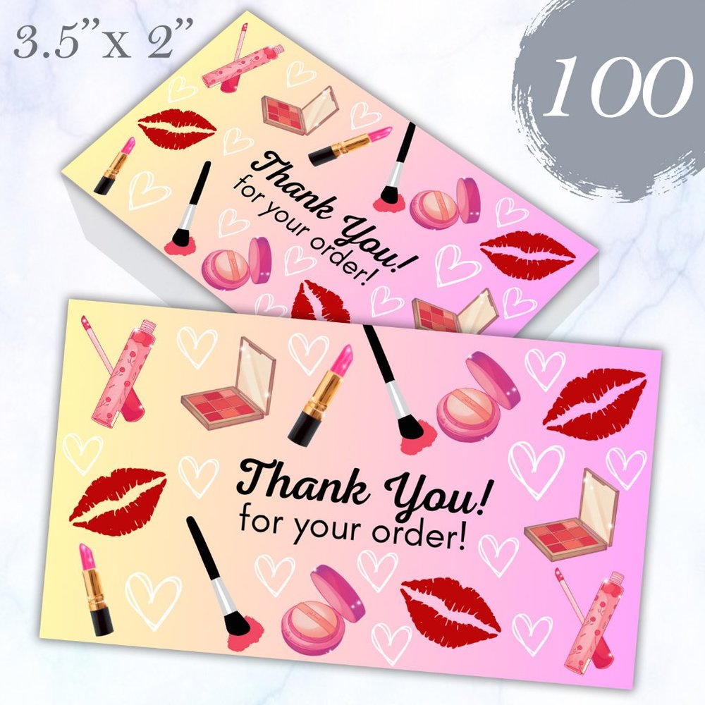 100 Thank you Cards